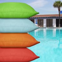 Outdoor pillow covers